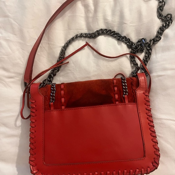 Zara sided leather fringe shoulder bag - Picture 4 of 7